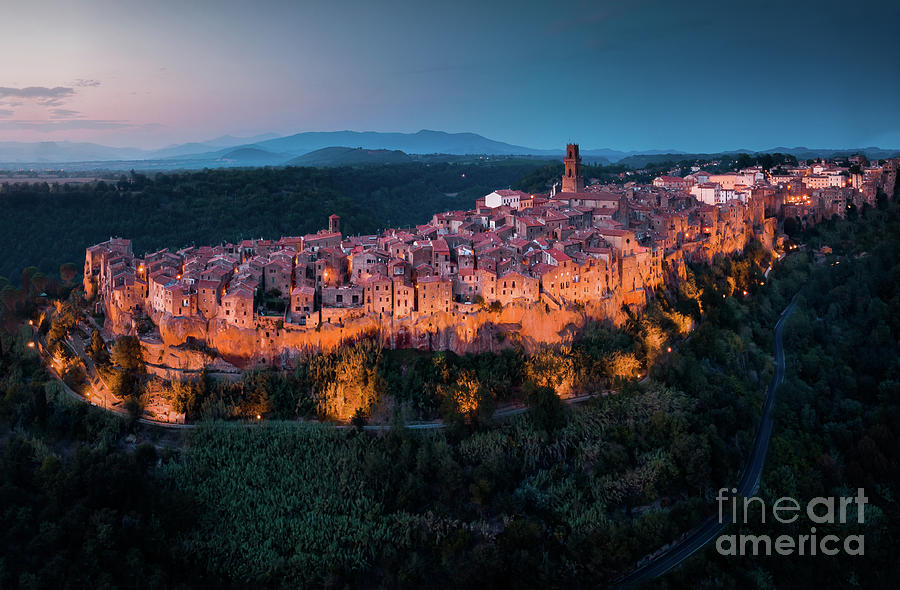 Tuscany Twilight Dreams Photograph