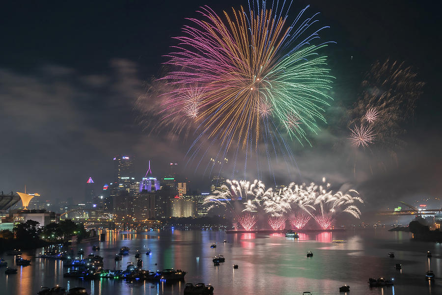 Pittsburgh Fireworks 2 Photograph by Longitude Photography - Fine Art ...