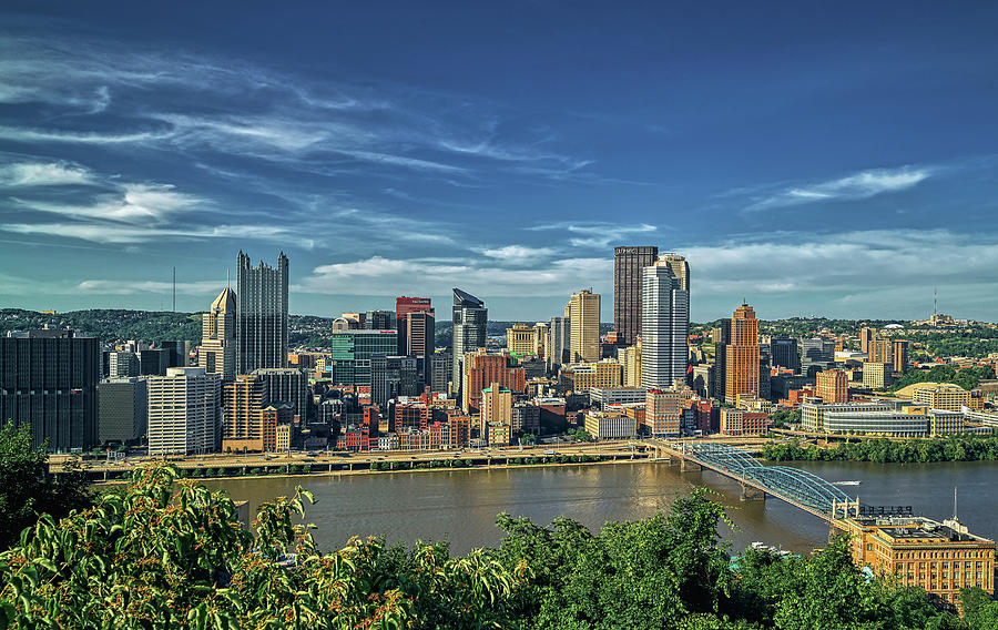 Pittsburgh From Grandview Lookout Photograph By Mountain Dreams 