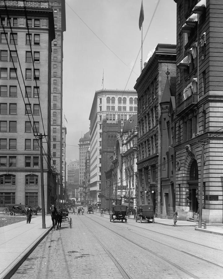 Pittsburgh, PA, Early 1900's, Sixth Ave, 1910's Photograph by Visions ...