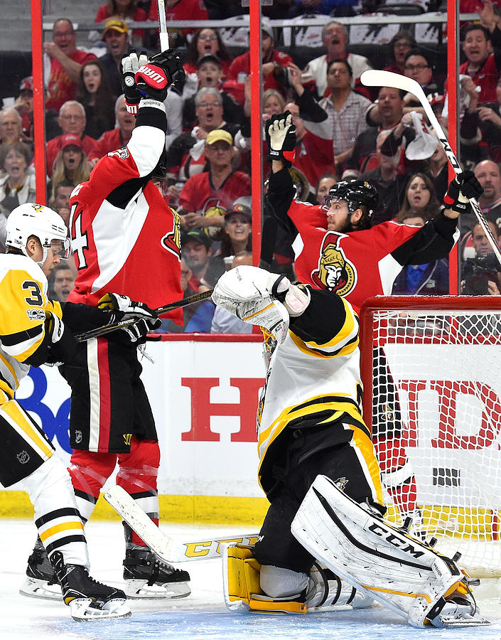 Pittsburgh Penguins v Ottawa Senators - Game Three Photograph by Minas Panagiotakis