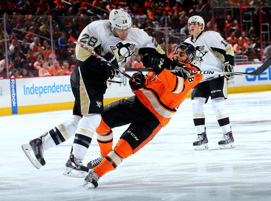 Pittsburgh Penguins v Philadelphia Flyers Photograph by Elsa