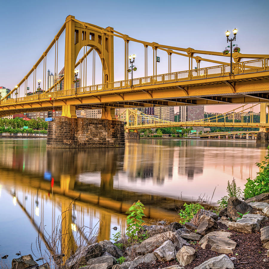Downtown Pittsburgh Photograph - Pittsburgh Pennsylvania City Of Bridges by Gregory Ballos