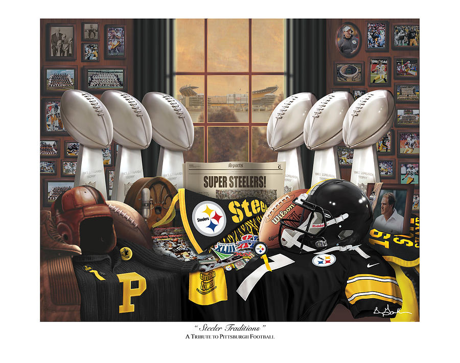 Pittsburgh Steeler Traditions Digital Art by All That Art - Fine Art ...