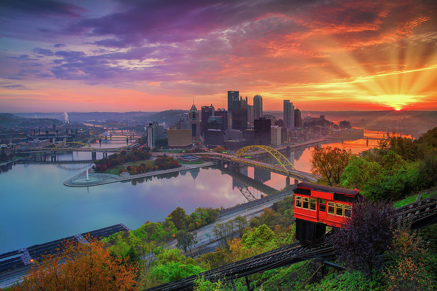 Pittsburgh Sunrise  Photograph by Emmanuel Panagiotakis