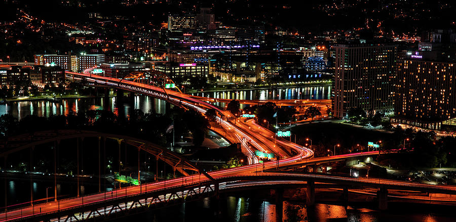 Pittsburgh Traffic Photograph by Dan Sproul