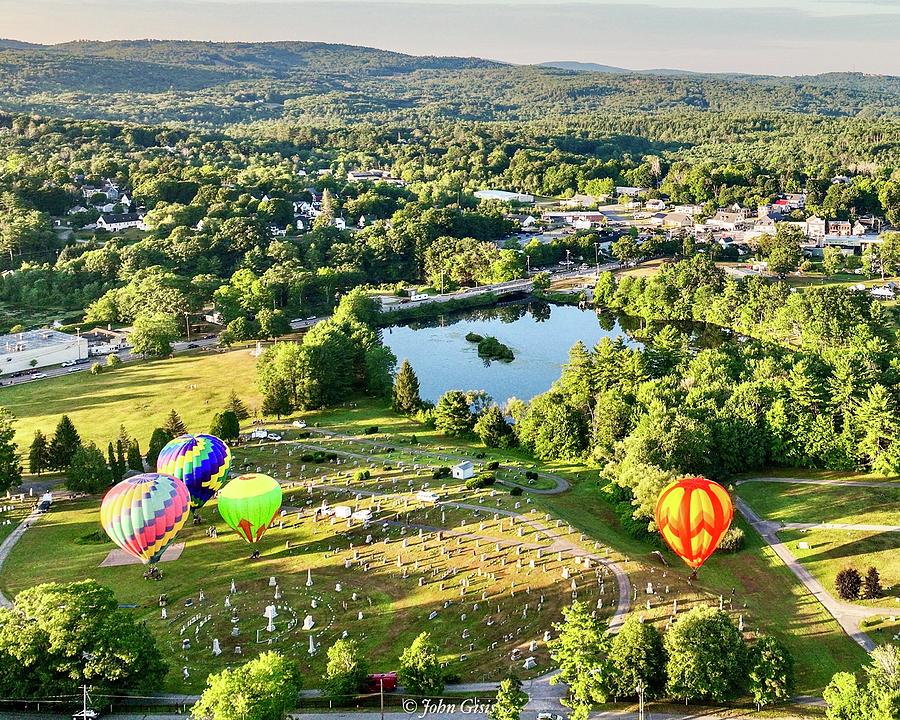 Pittsfield/ Balloons  Photograph by John Gisis