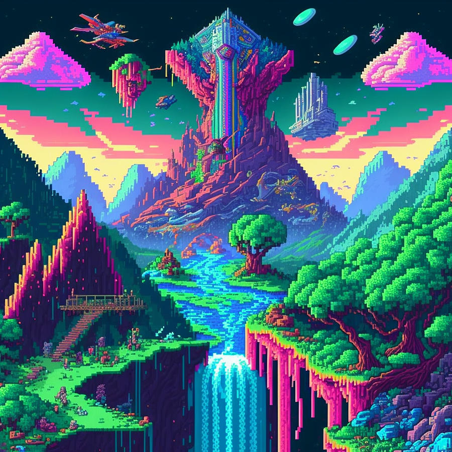 Pixel Art Color Digital Art By Kailooma X Thedol Pixels