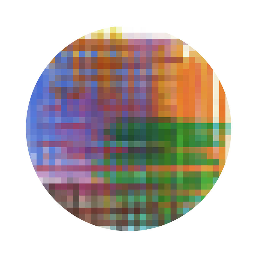 Pixel Sphere 1 Digital Art by Minor Details