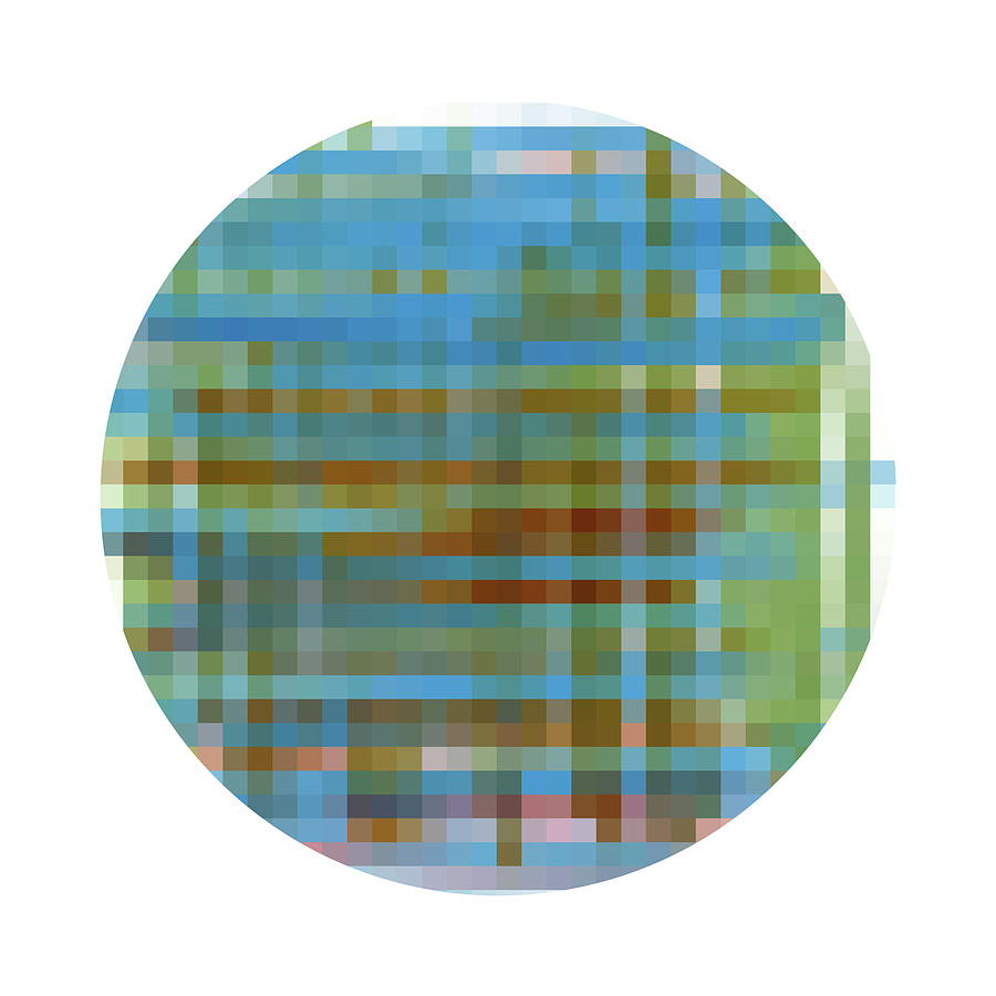 Pixel Sphere 2 Digital Art by Minor Details