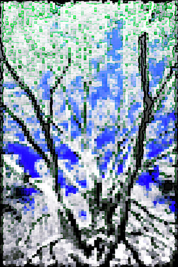 Pixel Tree Digital Art by Kellice Swaggerty