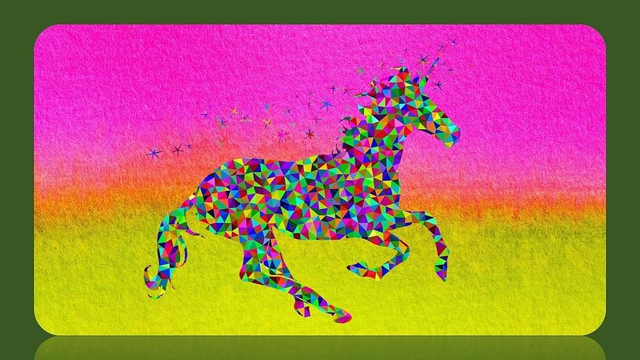 Pixelated Horse Digital Art by Nancy Ayanna Wyatt