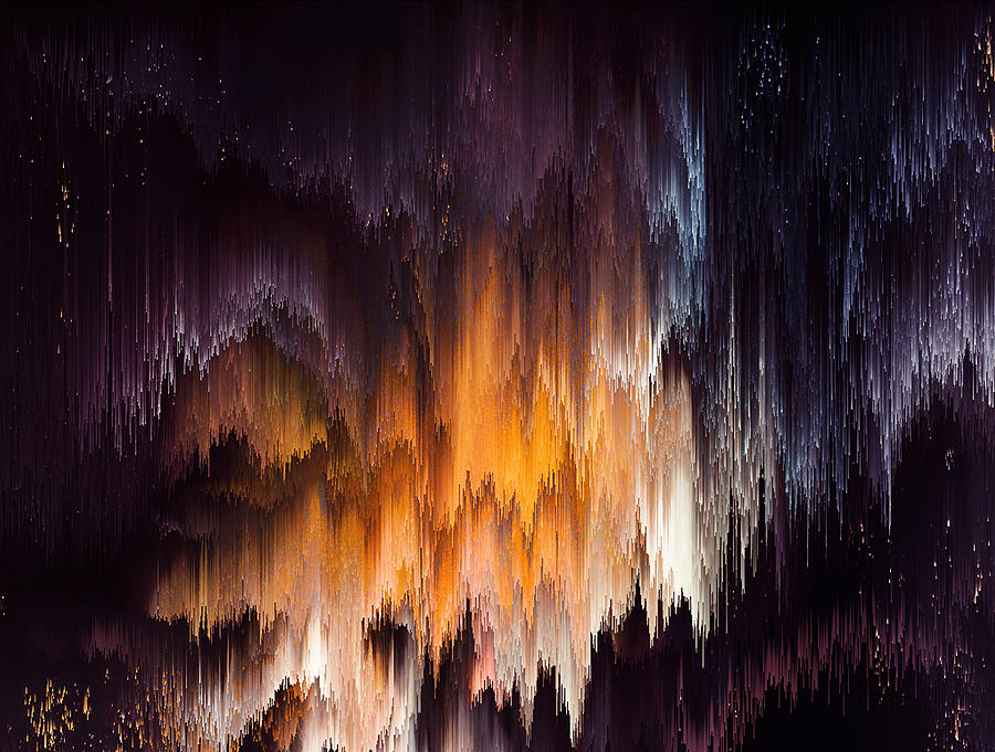 Pixeled Space Dust Digital Art by Pelo Blanco Photo