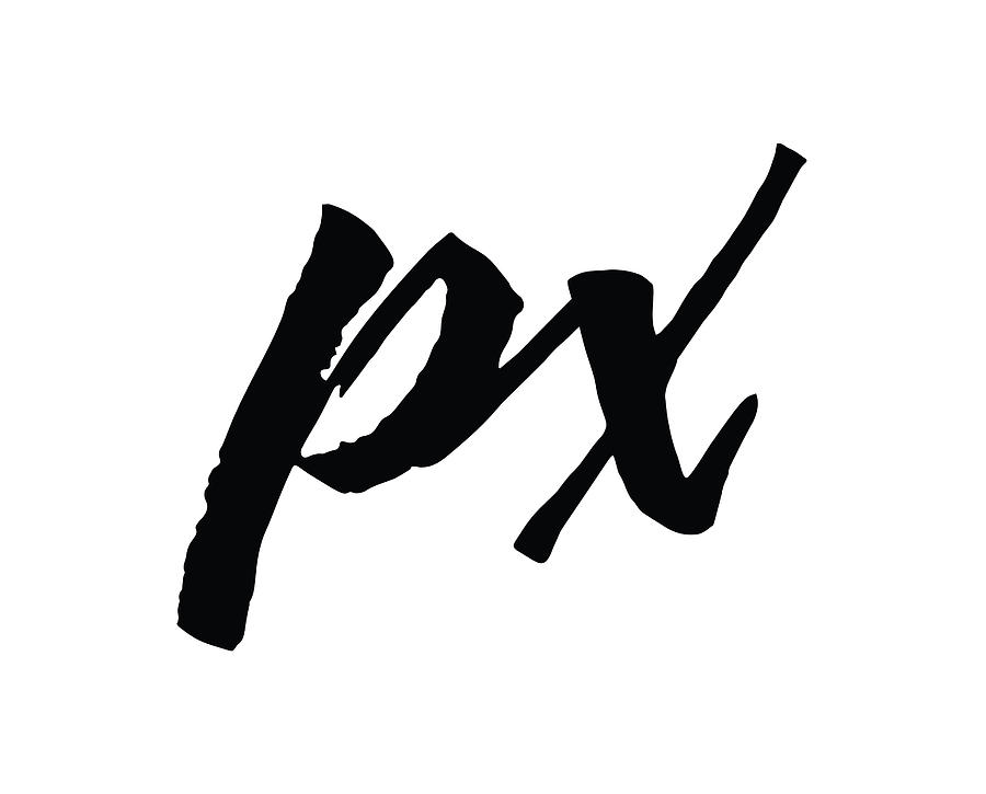 Pixels Photograph - Pixels Logo Black by Pixels