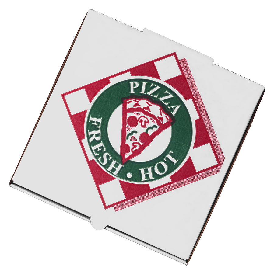 Pizza box Photograph by Brand X Pictures