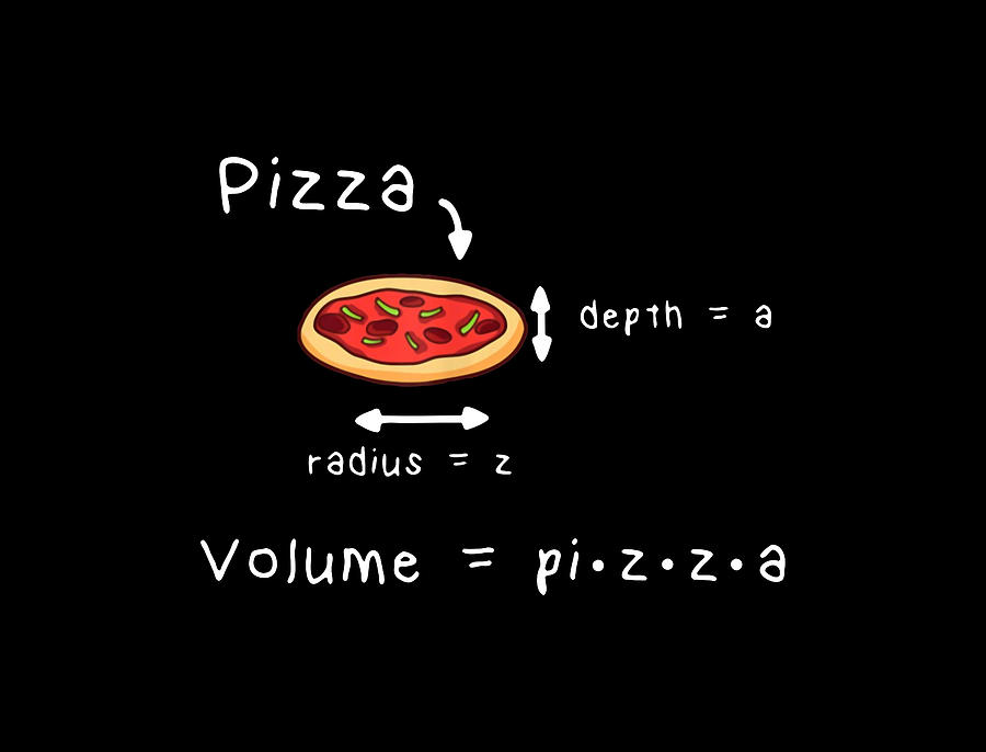 Pizza und Mathe Meme Lustiges Mathematik Lehrer Digital Art by Michael ...