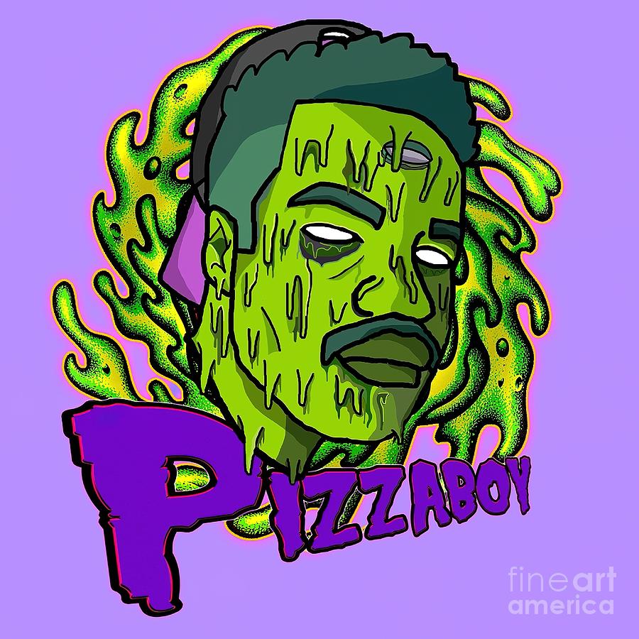 Pizzaboy Slimeboi Painting by Roberts Mason Pixels