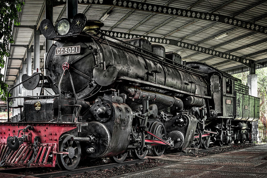 PJKA Steam Locomotive No. CC5001 Photograph by Glen Allison - Fine Art ...