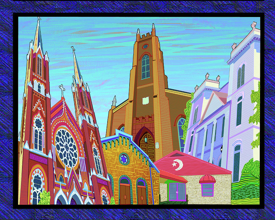 Places Of Worship 2 Digital Art by Rod Whyte