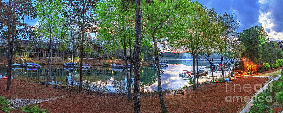 Places To Sit Too, Lake Keowee, South Carolina Photograph by Don Schimmel