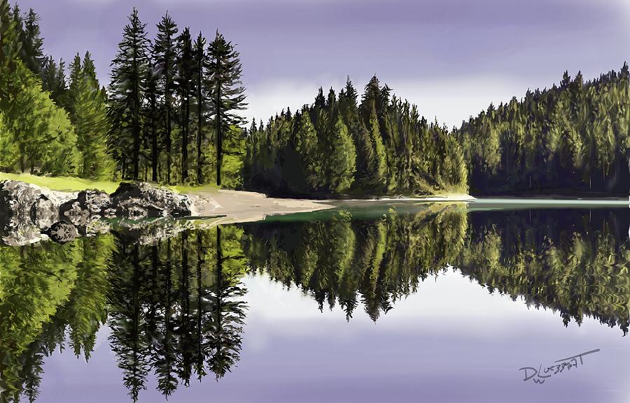 Placid Lake by David Luebbert Placid Lake by David Luebbert