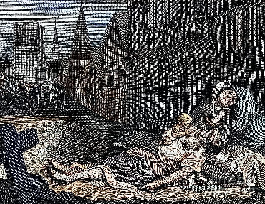 Plague Victims, London, 1665 Photograph by Science Source