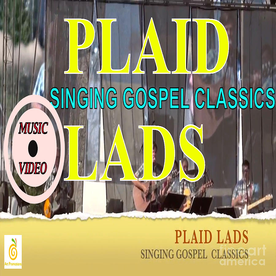 Plaid Lads Singing Gospel Digital Art by Karen Francis