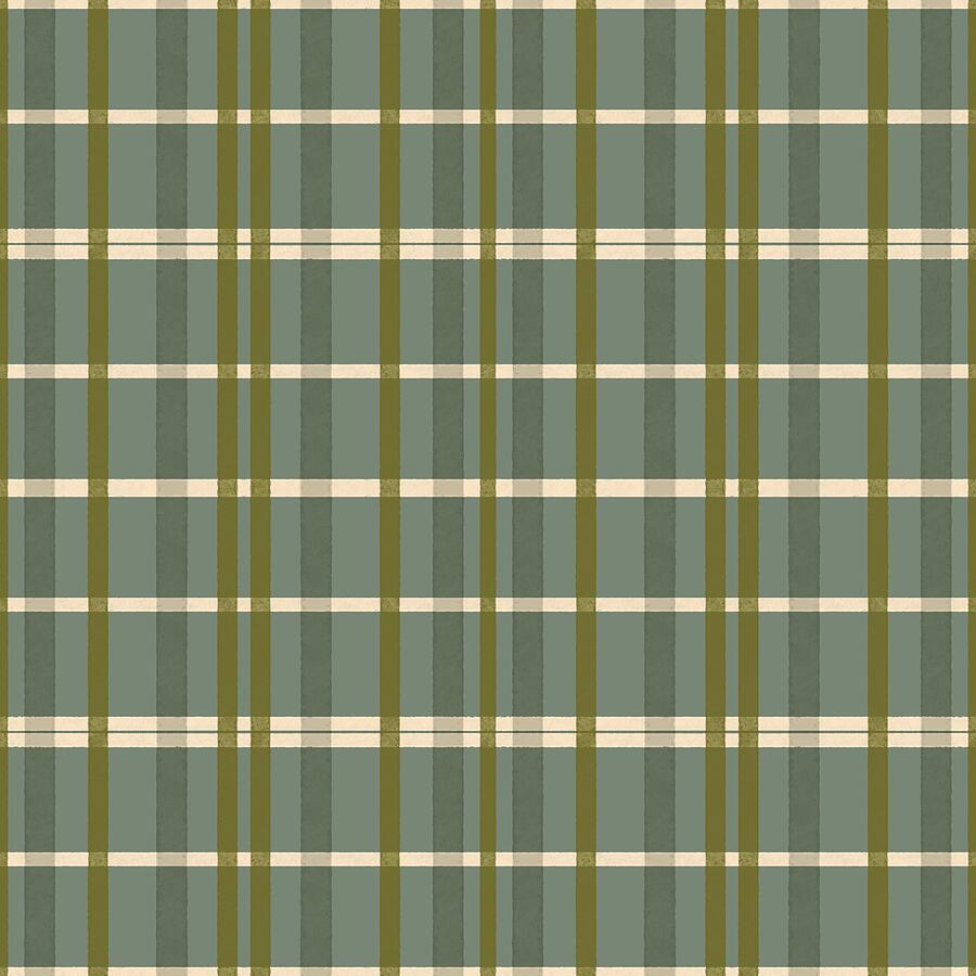Plaid Pines Tapestry - Textile by Earth and Sky Illustration and Design Plaid Pines Tapestry - Textile by Earth and Sky Illustration and Design