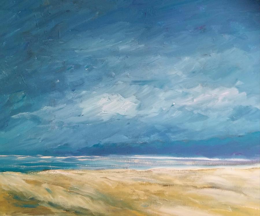 Plain Beach 1 Painting by Larry Palmer