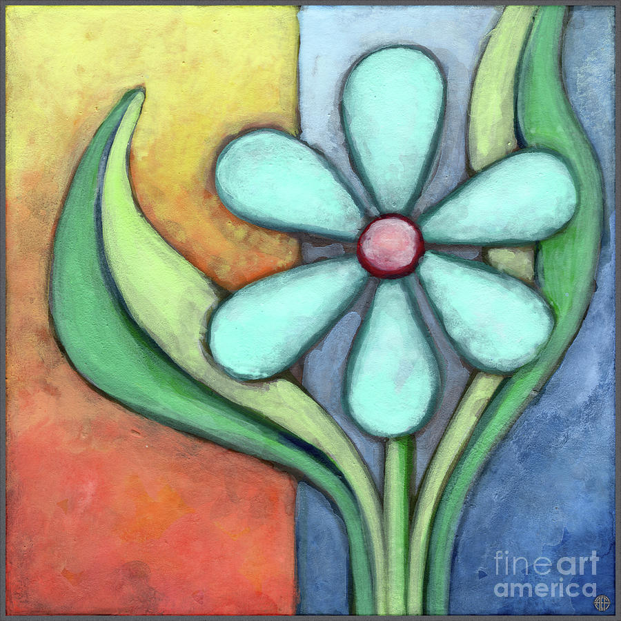Plainfield. The Leaf and Bloom Design Collection Painting by Amy E Fraser