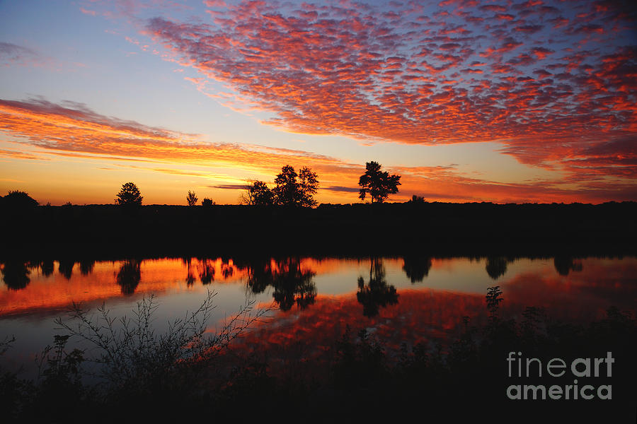 Plains sunset 1 Photograph by Ken Kvamme