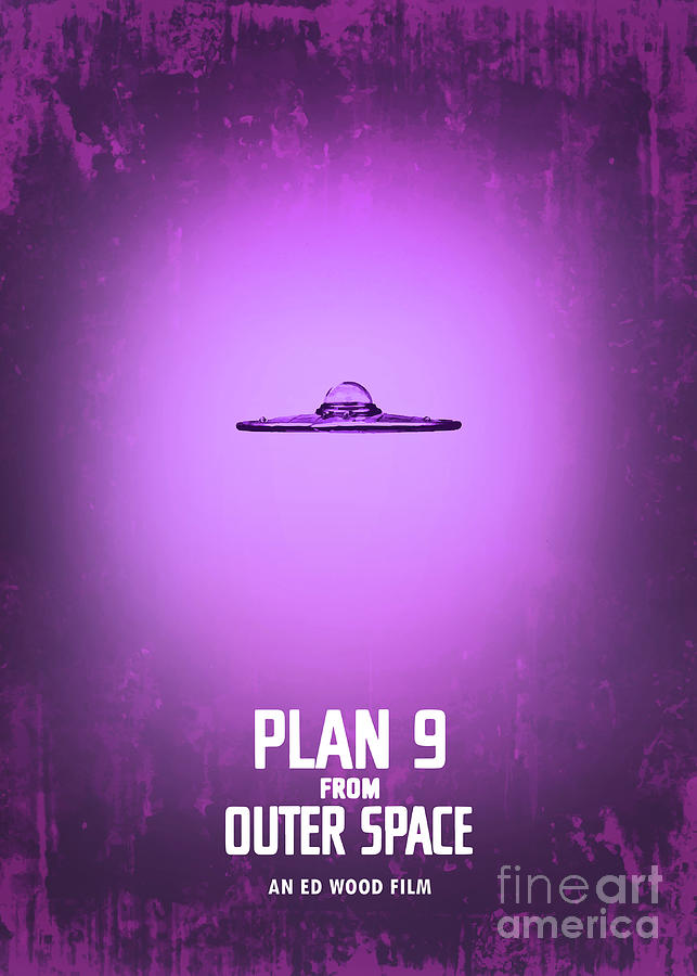 Movie Poster Digital Art - Plan 9 From Outer Space by Bo Kev