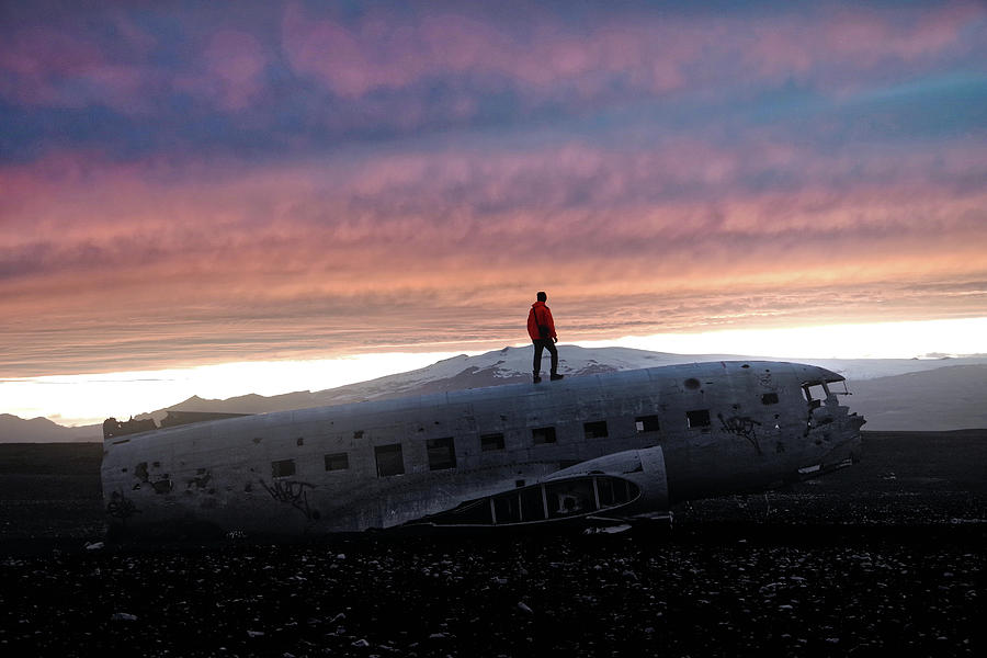 Plane Wreck Iceland Us Navy Dc 3 Photograph By Schlueter Photography