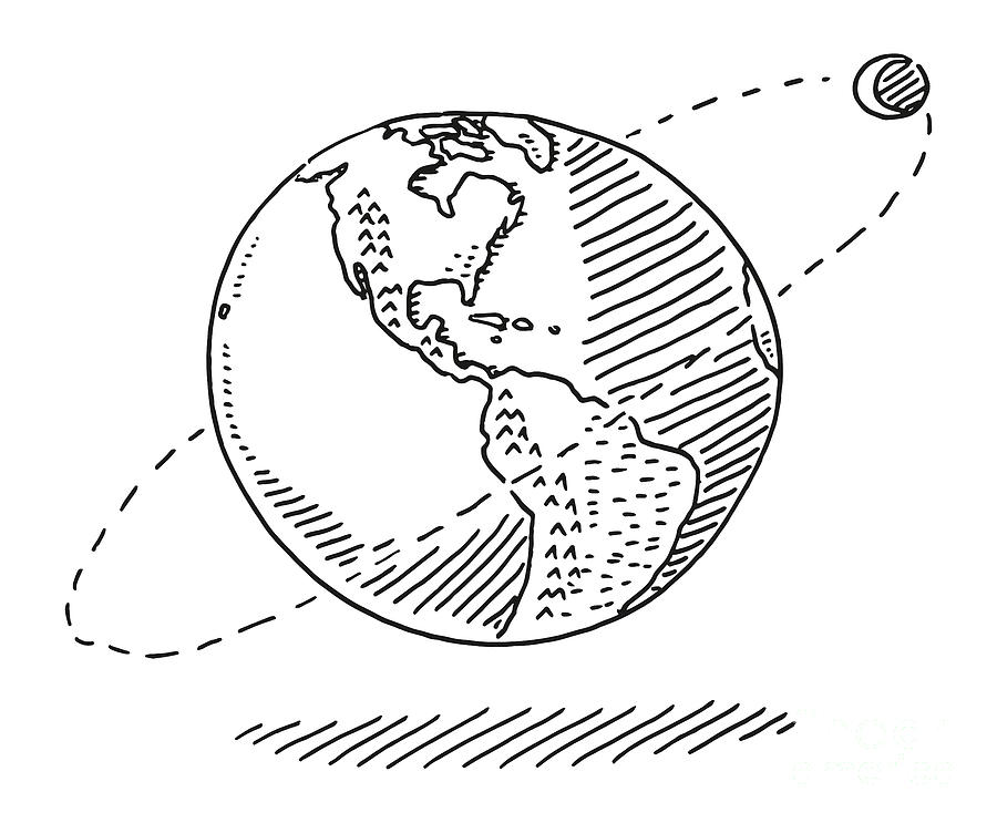 How To Draw Earth - Easy Step By Step Drawing Tutorial