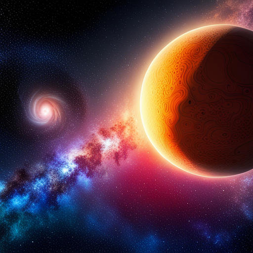 Planet Galaxy Black Hole  Digital Art by Delynn Addams