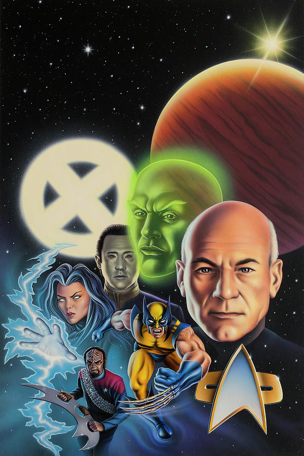 Star Trek Painting - Planet X by Jerry LoFaro