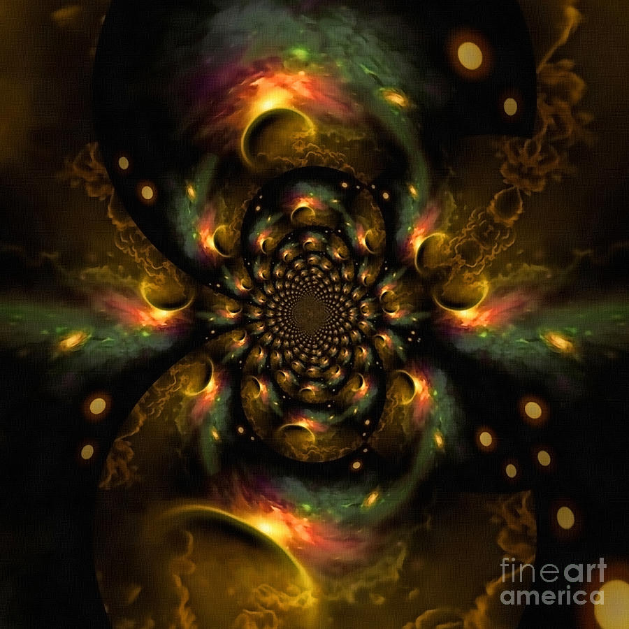 Planets fractal Digital Art by Bruce Rolff