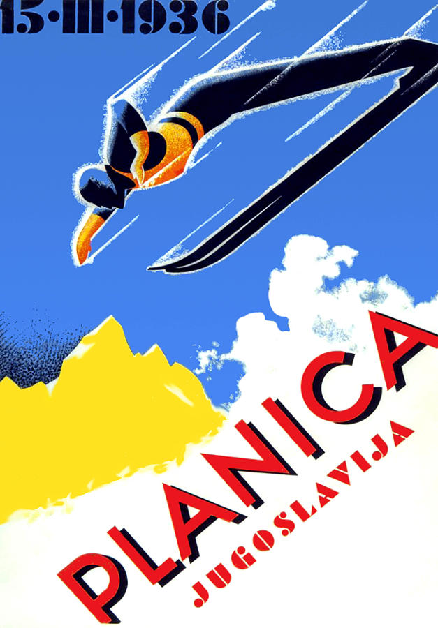 Planica Ski Jump Digital Art by Long Shot