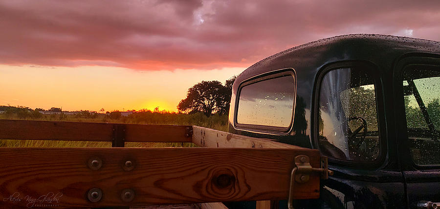 Truck Bed Sunset Photograph by Alexis King-Glandon