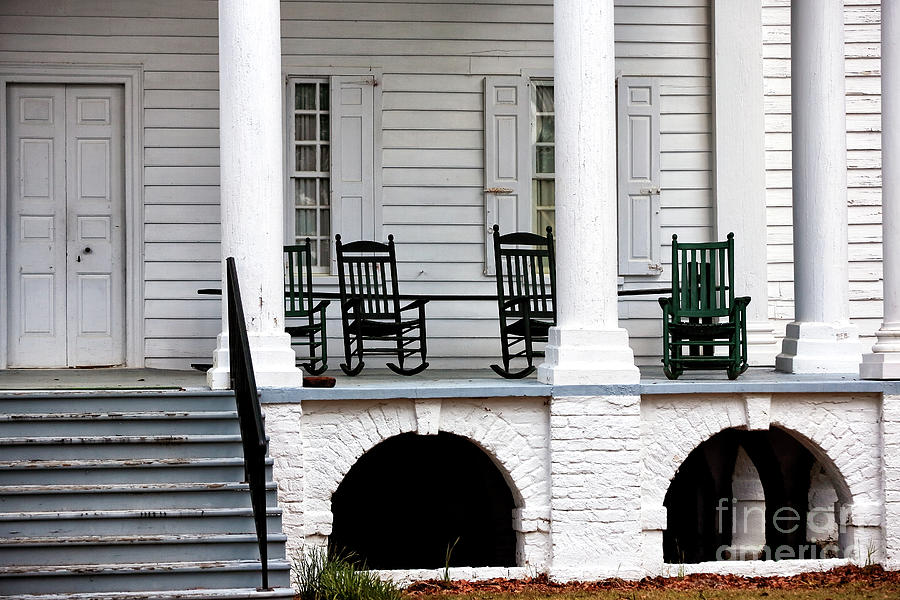 Plantation Porch in Georgetown Photograph by John Rizzuto