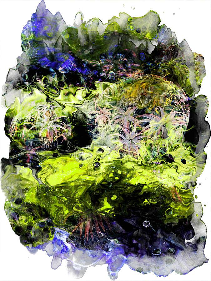 Plantball Eater Abstract  Digital Art by Kathleen Boyles