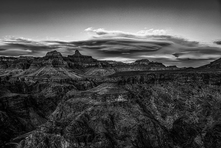 Plateau Point  in Monochrome Photograph by Amazing Action Photo Video
