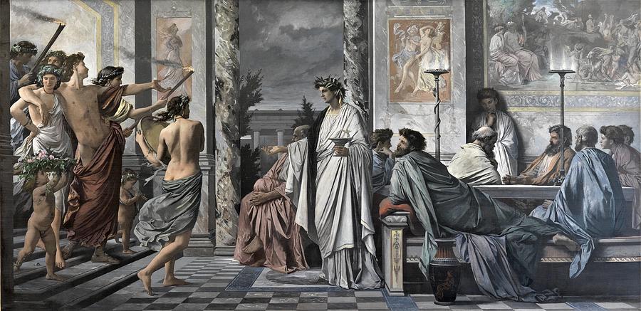 Platos Symposium Painting