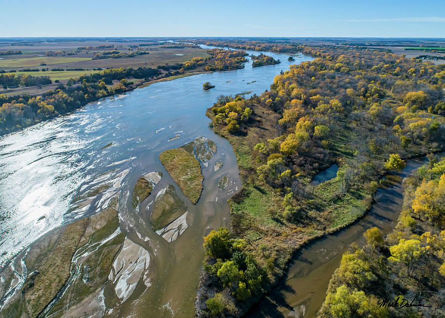 Platte River Autumn Photograph by Mark Dahmke
