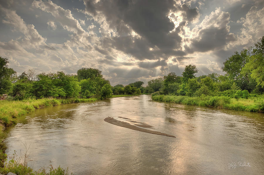 Platte River from South Locust Photograph by Jeff White