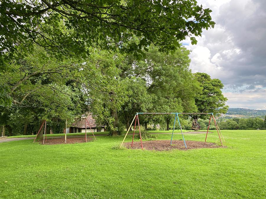 Play Area In Northcliffe Park In Bradford Uk Photograph By Derek