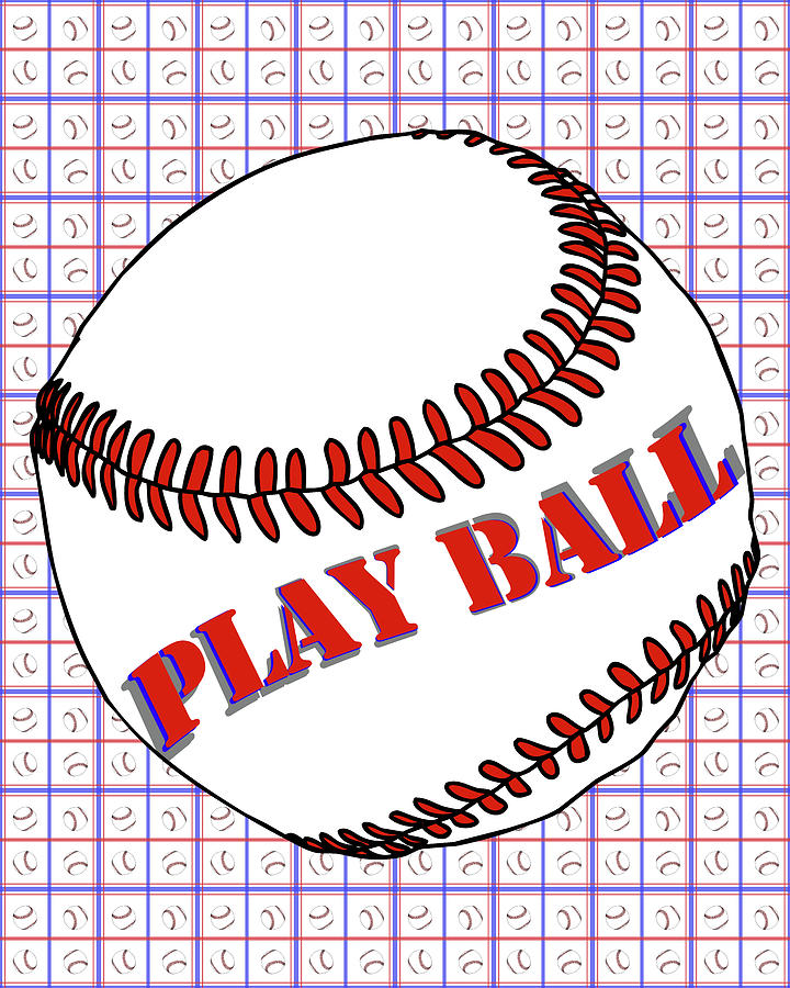 Play Ball Baseball Digital Art
