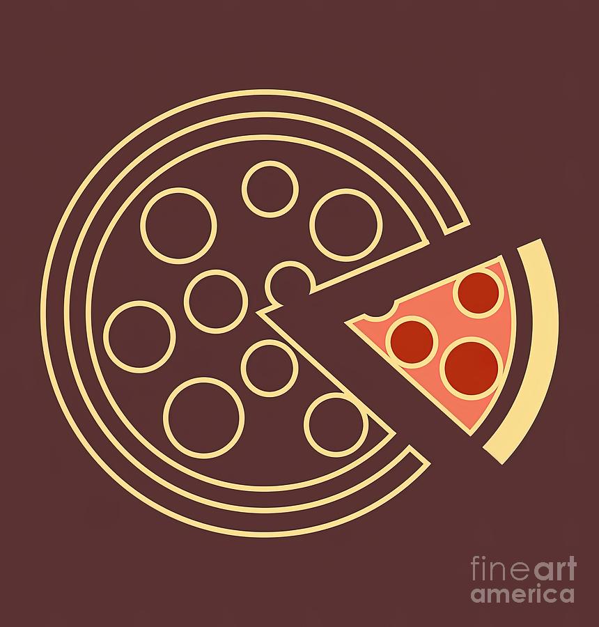 Play Games Eat Pizza Painting by Francesca Kieran | Pixels