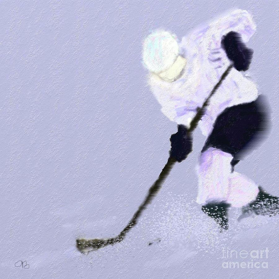 Play Ice Hockey Digital Art by Arlene Babad