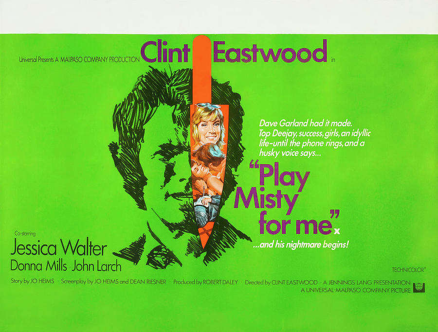 PLAY MISTY FOR ME -1971-, directed by CLINT EASTWOOD. Photograph by Album